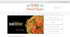 Desktop Screenshot of prairiefriendsandflowers.com